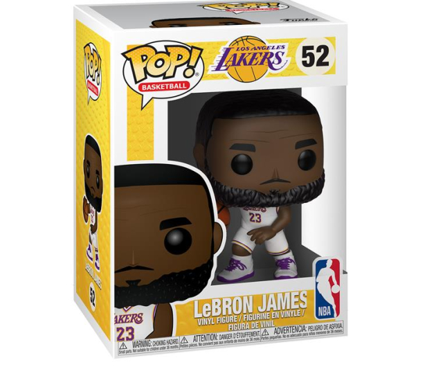 Funko POP POP NBA: Lakers - Lebron James (White Uniform) - 1063726 - zdjęcie 3