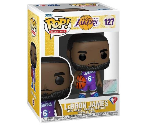 Funko POP POP NBA: Lakers - LeBron James (CE'21) - 1063724 - zdjęcie 3