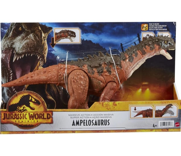 Mattel Jurassic World Potężny atak Ampelosaurus - 1064191 - zdjęcie 4