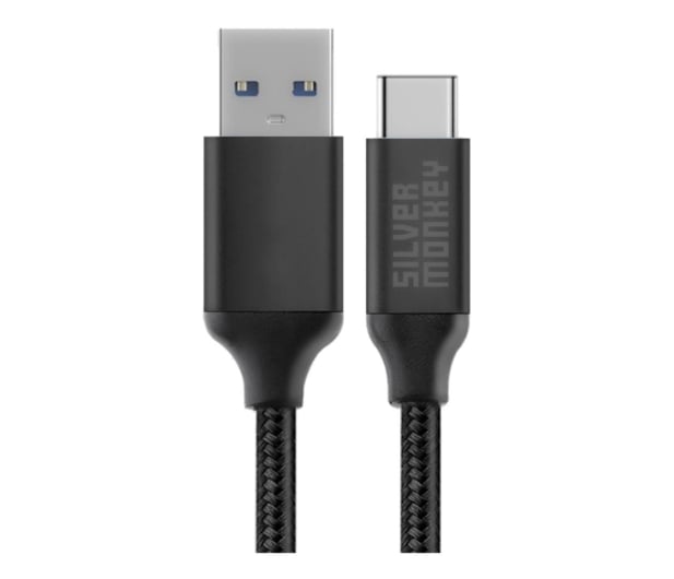 Silver Monkey Kabel USB-A na USB-C 1 m 45W - 732282 - zdjęcie 1