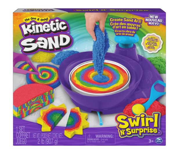 Spin Master Kinetic Sand - Zakręcone kolory - 1063491 - zdjęcie