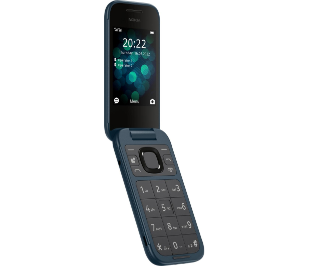 Nokia 2660 4G Flip Niebieski + Stacja Ładująca - 1065621 - zdjęcie 4