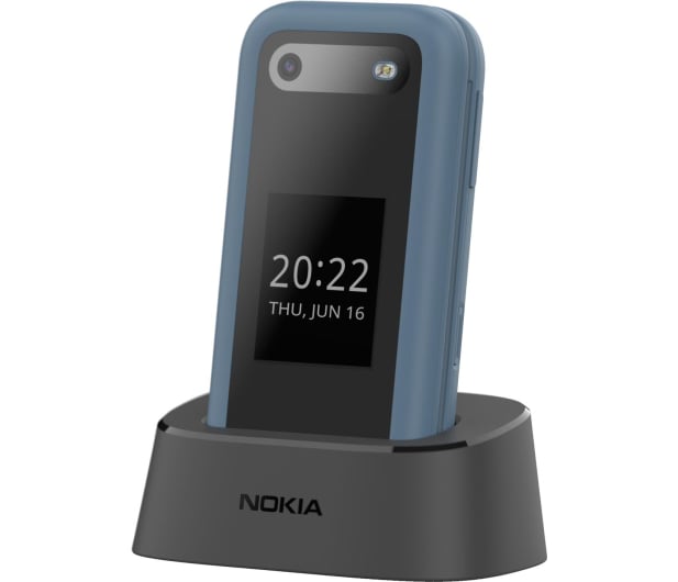 Nokia 2660 4G Flip Niebieski + Stacja Ładująca - 1065621 - zdjęcie 13