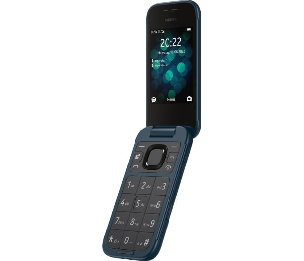 Nokia 2660 4G Flip Niebieski + Stacja Ładująca - 1065621 - zdjęcie 2