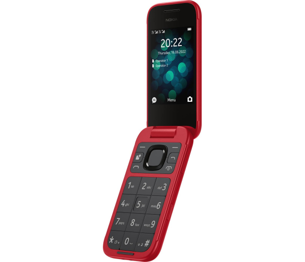 Nokia 2660 4G Flip Czerwony + Stacja Ładująca - 1065623 - zdjęcie 2