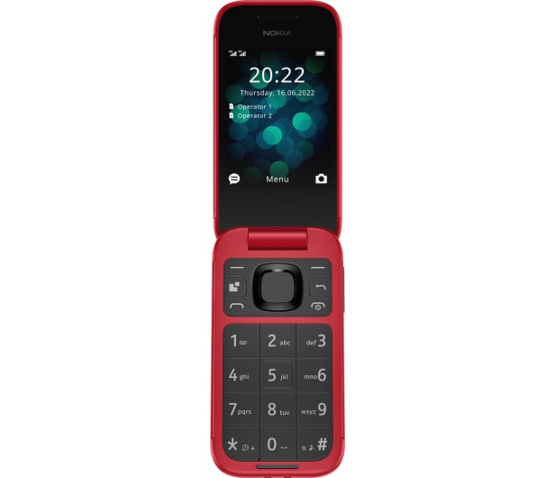 Nokia 2660 4G Flip Czerwony + Stacja Ładująca - 1065623 - zdjęcie 3