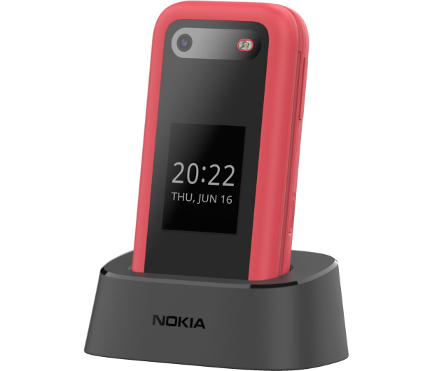 Nokia 2660 4G Flip Czerwony + Stacja Ładująca - 1065623 - zdjęcie 12