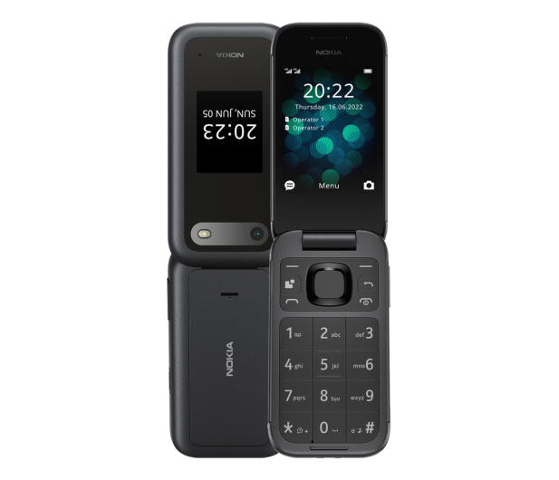 Nokia 2660 4G Flip Czarny + Stacja Ładująca - 1065620 - zdjęcie