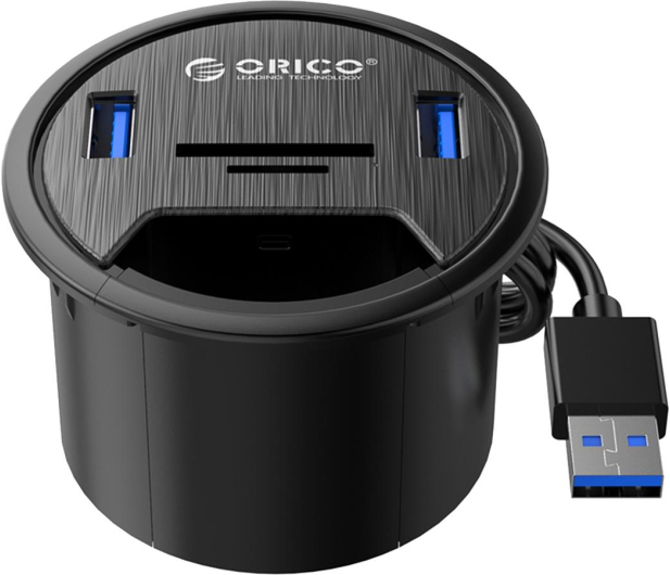 Orico Hub USB 3.1 (2x USB-A, biurkowy, czytnik kart) - 1053729 - zdjęcie 2
