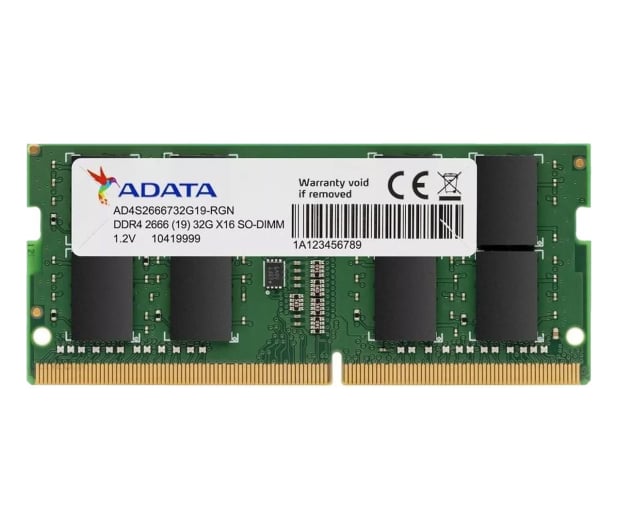 ADATA 32GB (1x32GB) 3200MHz CL22 Premier - 1059814 - zdjęcie