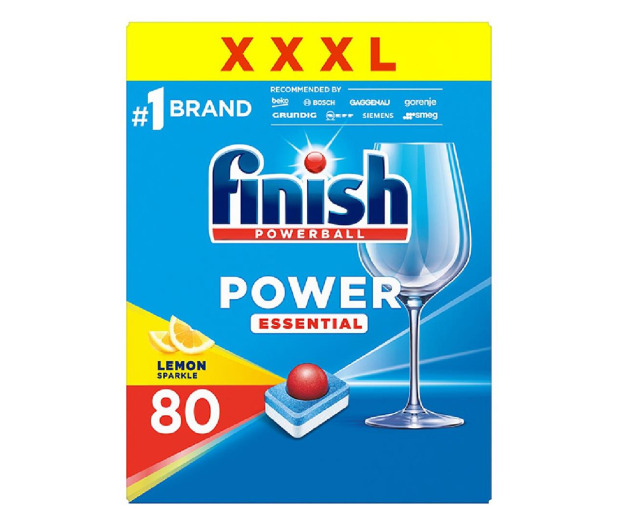 Finish FINISH TABLETKI POWER ESSENTIAL 80 LEMON 005185 - 1068534 - zdjęcie