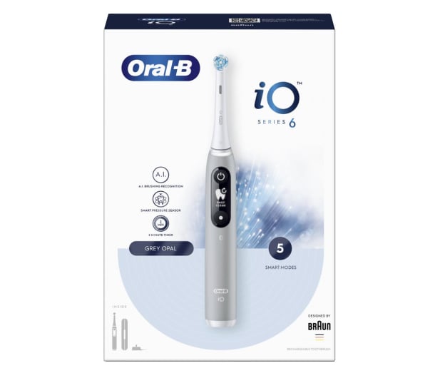 Oral-B iO Series 6 Szary - 1069523 - zdjęcie 2