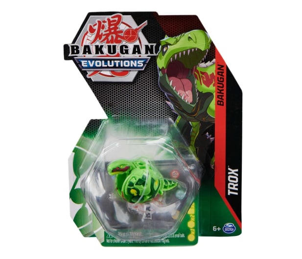 Spin Master Bakugan Evolutions kula podstawowa Trox Green - 1063775 - zdjęcie