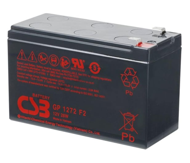 CSB Akumulator GP1272F2 12V 7Ah - 1071874 - zdjęcie
