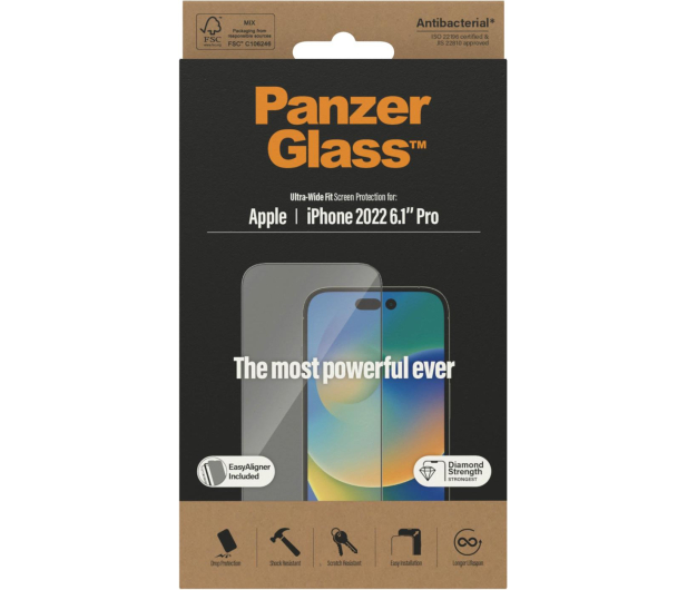 PanzerGlass Ultra-Wide Fit do iPhone 14 Pro - 1071386 - zdjęcie 3