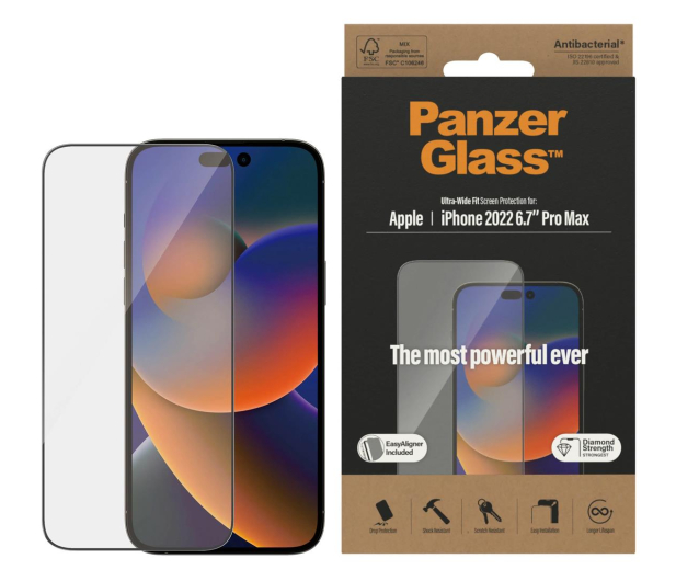 PanzerGlass Ultra-Wide Fit do iPhone 14 Pro Max - 1071389 - zdjęcie