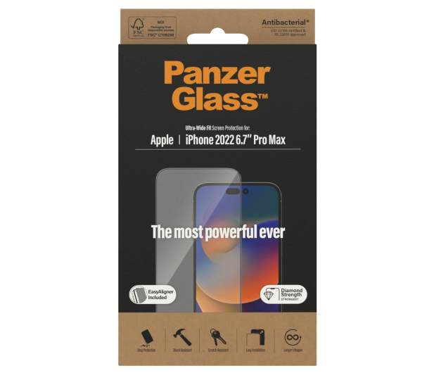 PanzerGlass Ultra-Wide Fit do iPhone 14 Pro Max - 1071389 - zdjęcie 3
