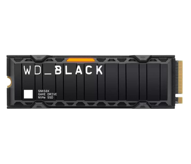 WD 2TB M.2 PCIe Gen4 NVMe Black SN850X Heatsink - 1073281 - zdjęcie