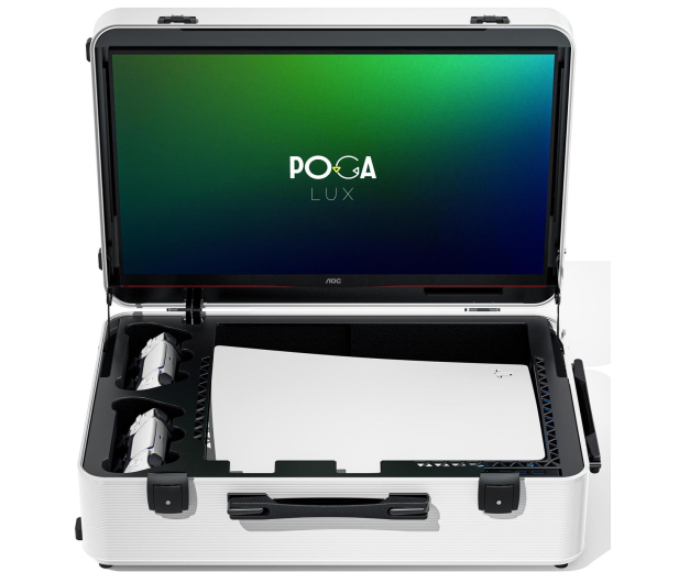 PoGa Mobilna walizka POGA LUX White PS 5 z monitorem - 1074186 - zdjęcie 3