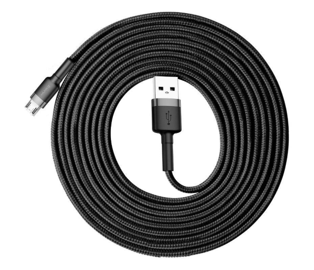 Baseus Kabel USB-A - microUSB 3m (w oplocie) - 1066969 - zdjęcie 5