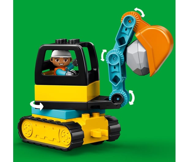 LEGO DUPLO 10931 Ciężarówka i koparka gąsienicowa - 562870 - zdjęcie 10