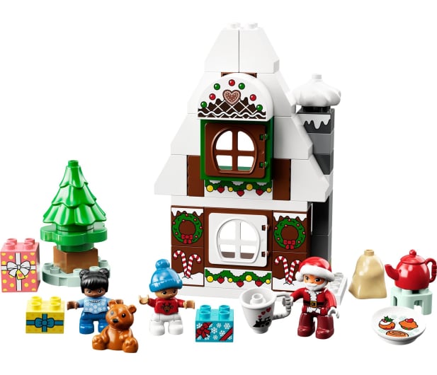 LEGO DUPLO 10976 Piernikowy domek Świętego Mikołaja - 1065510 - zdjęcie 3