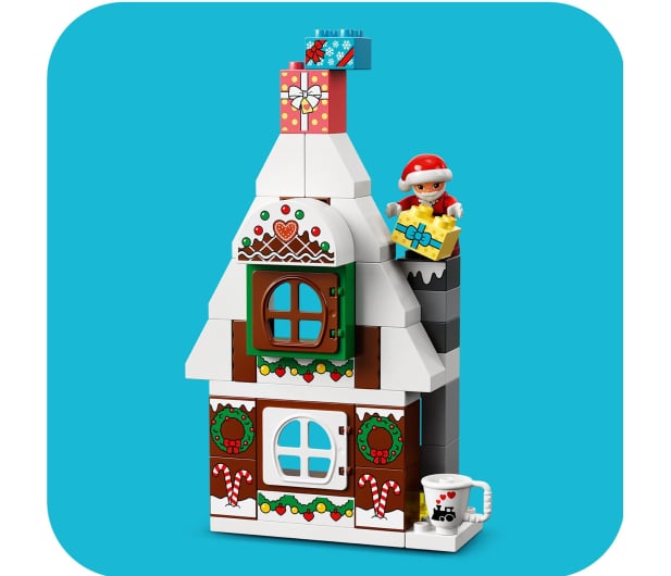 LEGO DUPLO 10976 Piernikowy domek Świętego Mikołaja - 1065510 - zdjęcie 4