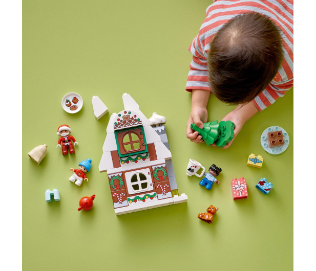 LEGO DUPLO 10976 Piernikowy domek Świętego Mikołaja - 1065510 - zdjęcie 8