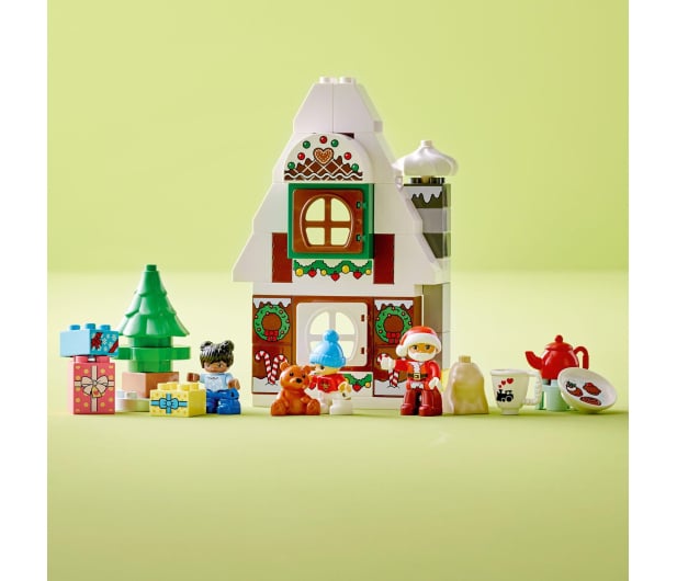 LEGO DUPLO 10976 Piernikowy domek Świętego Mikołaja - 1065510 - zdjęcie 9
