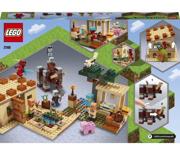 LEGO Minecraft 21160 Najazd złosadników - 532533 - zdjęcie 8