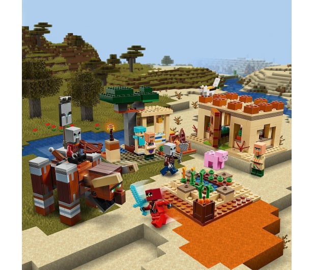 LEGO Minecraft 21160 Najazd złosadników - 532533 - zdjęcie 6