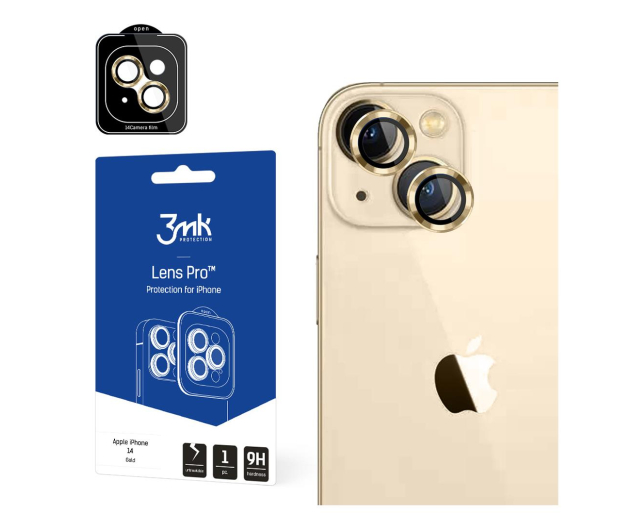 3mk Lens Protection Pro do iPhone 14 gold - 1067647 - zdjęcie