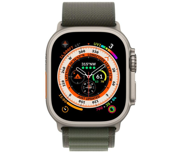 Apple Watch Ultra Titanium/Green Alpine Loop L LTE - 1071581 - zdjęcie 3