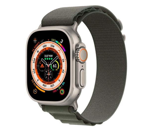 Apple Watch Ultra Titanium/Green Alpine Loop L LTE - 1071581 - zdjęcie