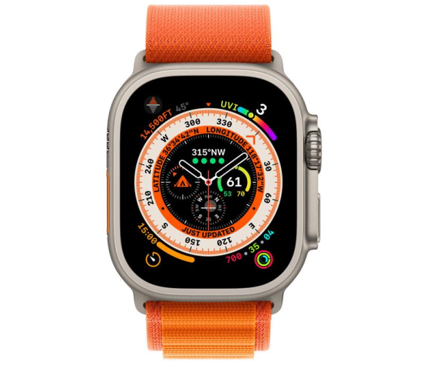 Apple Watch Ultra Titanium/Orange Alpine Loop M LTE - 1070878 - zdjęcie 3