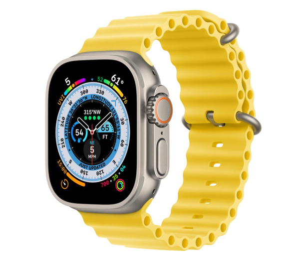 Apple Watch Ultra Titanium/Yellow Ocean Band LTE - 1070885 - zdjęcie
