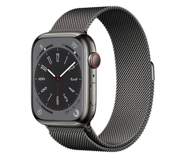 Apple Watch 8 45/Graphite Steel/Graphite Milanese Loop LTE - 1071014 - zdjęcie