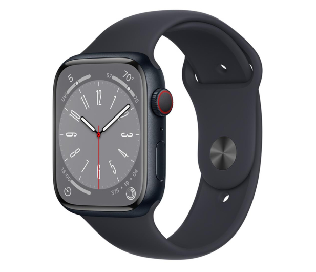 Apple Watch 8 45/Midnight Aluminum/Midnight Sport LTE - 1070992 - zdjęcie