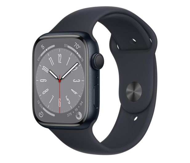 Apple Watch 8 45/Midnight Aluminum/Midnight Sport GPS - 1071042 - zdjęcie 1