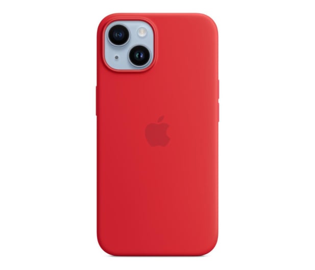 Apple Silikonowe etui z MagSafe iPhone 14 (PRODUCT)RED - 1070982 - zdjęcie