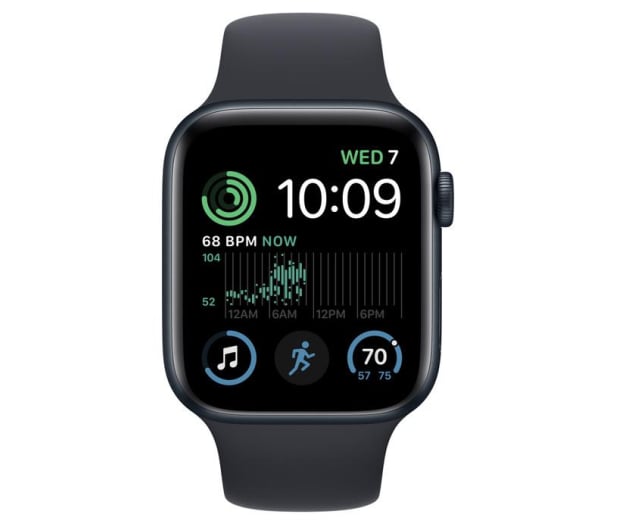 Apple Watch SE 2 44/Midnight Aluminum/Midnight Sport GPS - 1071040 - zdjęcie 3