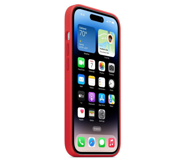 Apple Silikonowe etui z MagSafe iPhone 14 Pro Max (PRODUCT)RED - 1071023 - zdjęcie 3