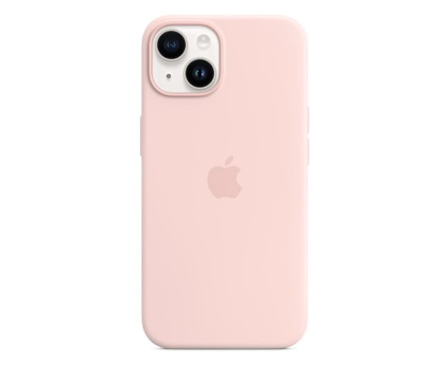 Apple Silikonowe etui z MagSafe iPhone 14 Plus różowe - 1070995 - zdjęcie