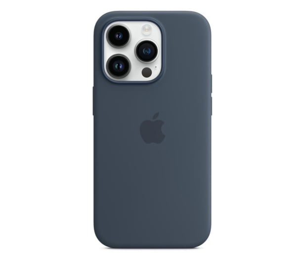 Apple Silikonowe etui z MagSafe iPhone 14 Pro błękit - 1071004 - zdjęcie