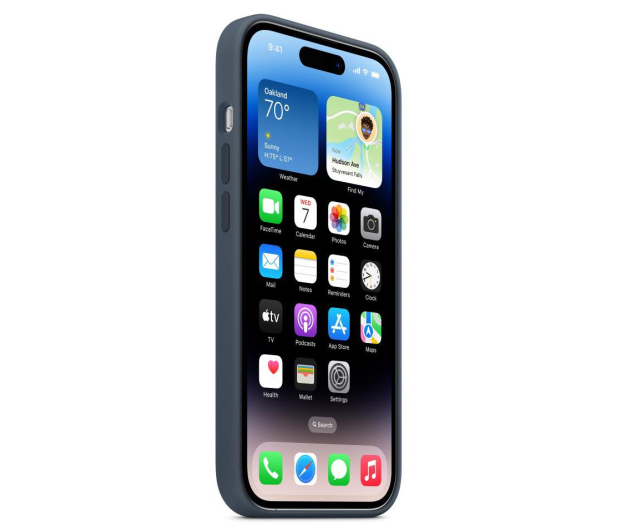 Apple Silikonowe etui z MagSafe iPhone 14 Pro błękit - 1071004 - zdjęcie 3