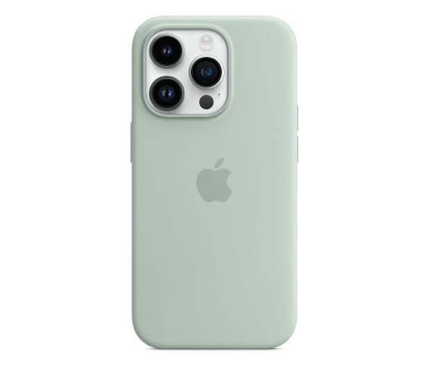 Apple Silikonowe etui z MagSafe iPhone 14 Pro agawa - 1071017 - zdjęcie