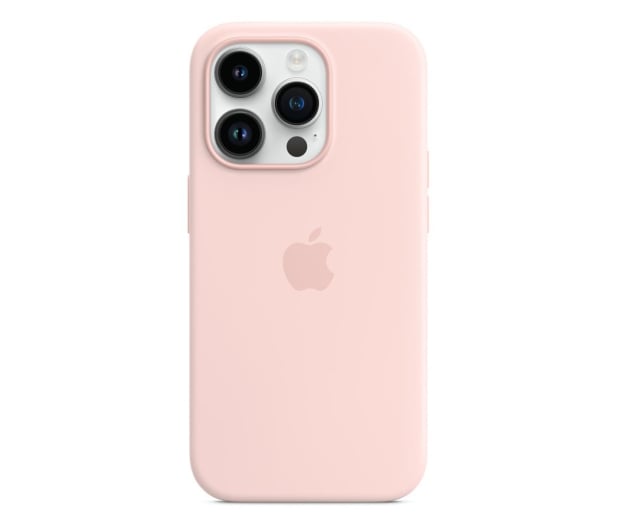 Apple Silikonowe etui z MagSafe iPhone 14 Pro różowe - 1071006 - zdjęcie