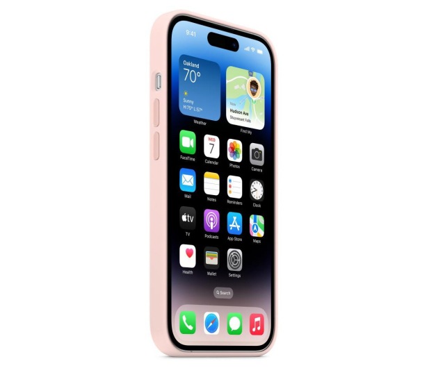 Apple Silikonowe etui z MagSafe iPhone 14 Pro Max różowe - 1071025 - zdjęcie 3