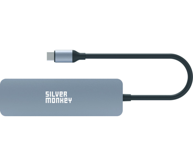 Silver Monkey Adapter USB-C - HDMI, 3xUSB, USB-C PD - 735160 - zdjęcie 3