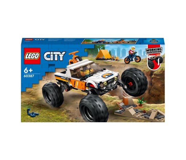 LEGO City 60387 Przygody samochodem terenowym z napędem 4x4 - 1091244 - zdjęcie